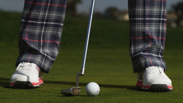 Plaid Pants and Putting the Ball